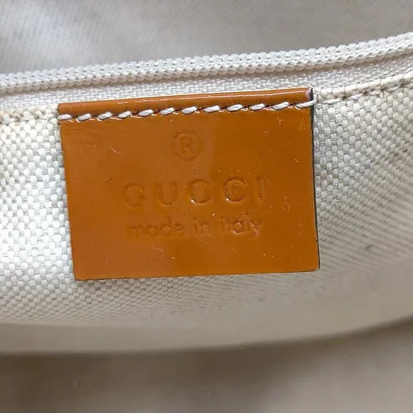 Authentic Gucci Brown Canvas Tote Bag mn390-112725